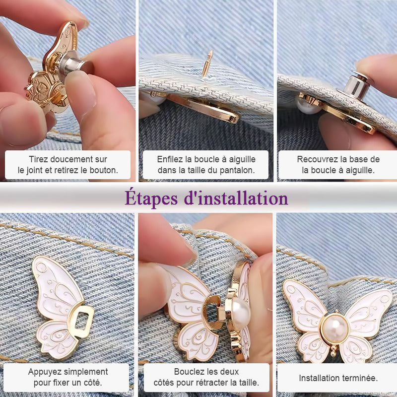 2+2 GRATIS | ButterflyClip – Lockere Kleidung sofort straffen ohne Nähen oder Aufwand