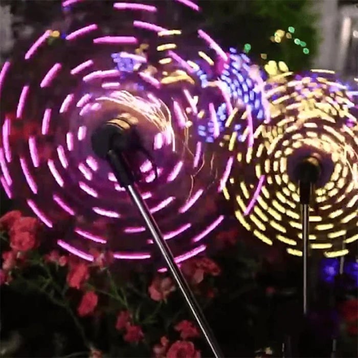 SolarSpin - Verwandeln Sie Ihren Garten mit leuchtenden Windmühlen