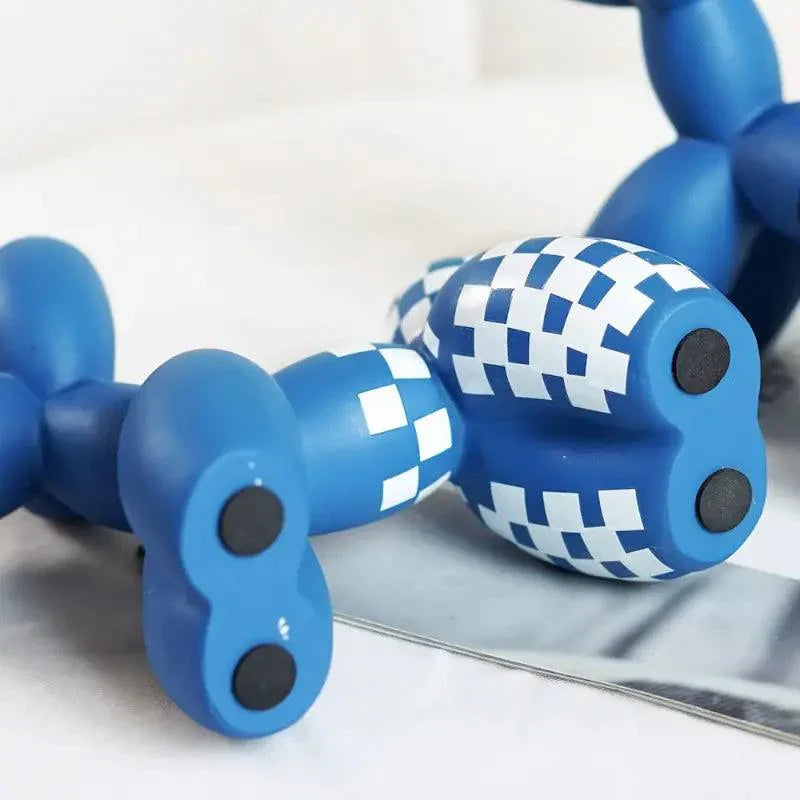 Popawoo Dekofigur | Ballonhund Design | Pop-Art Skulptur aus Resin | Modern & Verspielt