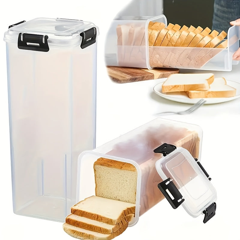 Brotmeister | Aufbewahrungsbox mit Schneidehilfe | Luftdicht, BPA-frei & spülmaschinengeeignet | Für Brot, Toast & Baguette in der Küche