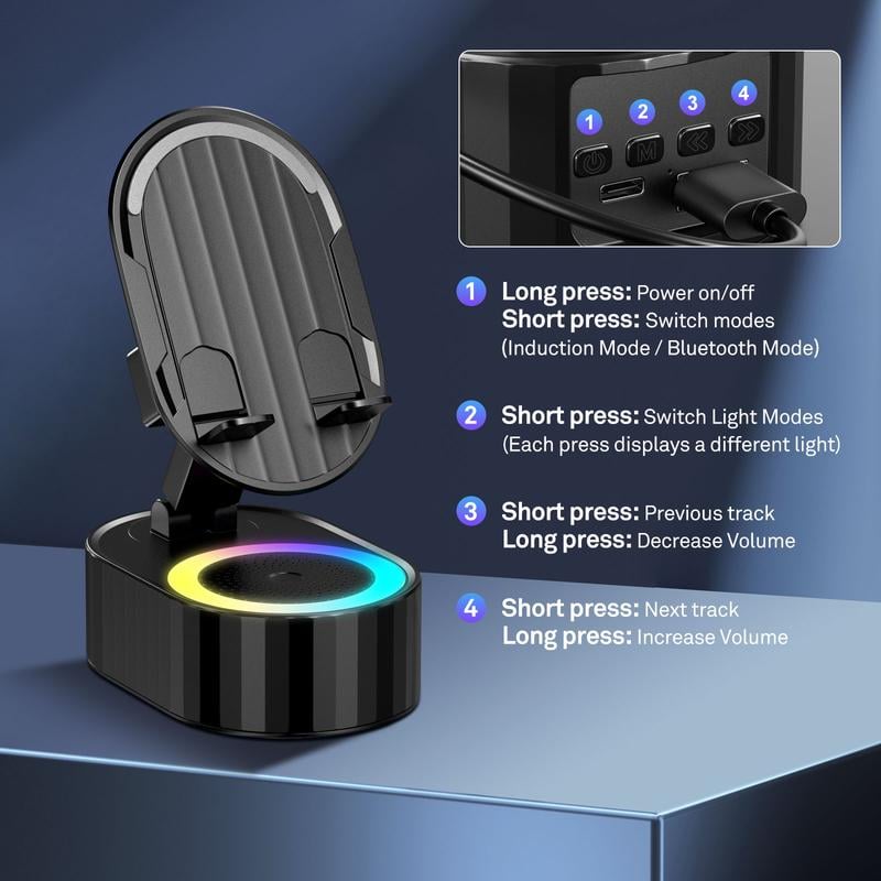 InnovaStand™ – Der smarte All-in-One-Handyständer mit Lautsprecher
