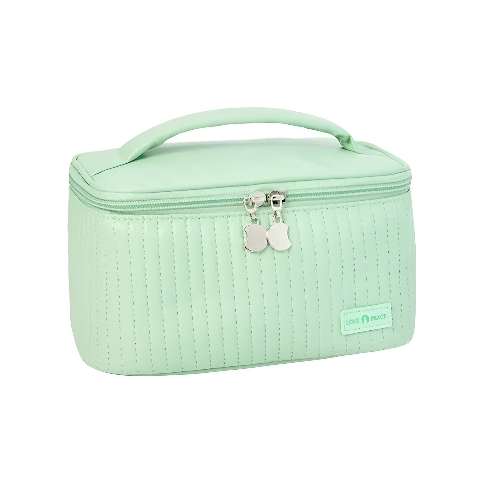 LuxeVoyage Kosmetiktasche | Eleganter Make-up Organizer | Robustes PU-Leder | Reisebereit & Kompakt