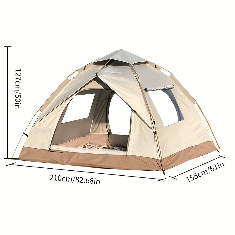 Zeltra PopTent | Sekundenzelt für 2–3 Personen | Wetterfest & Faltbar | Ideal für Outdoor-Abenteuer