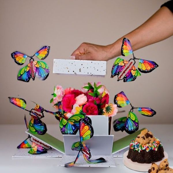 50% RABATT | FlyingButterfly - Fliegende Schmetterlinge Überraschungsexplosion Geschenkbox [Letzter Tag Rabatt]
