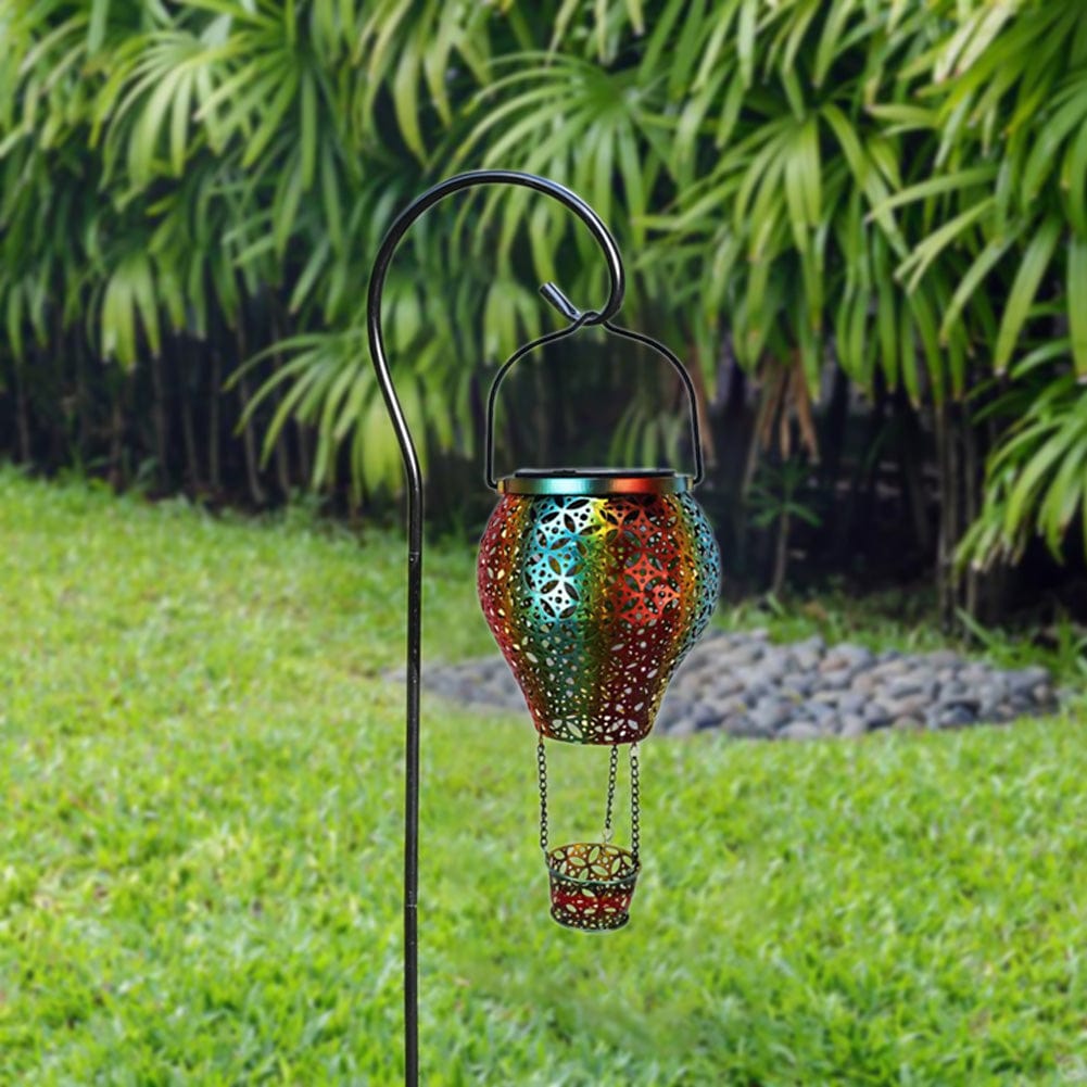 LunaBright SolarLight | Elegante Solarlampe | Edelstahl & Feenlicht