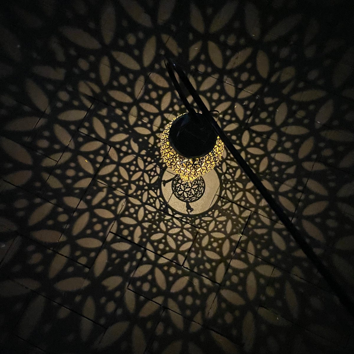 LunaBright SolarLight | Elegante Solarlampe | Edelstahl & Feenlicht