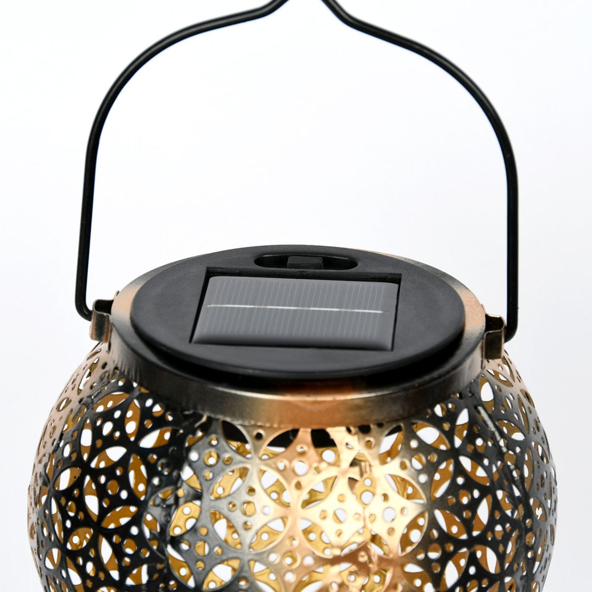 LunaBright SolarLight | Elegante Solarlampe | Edelstahl & Feenlicht