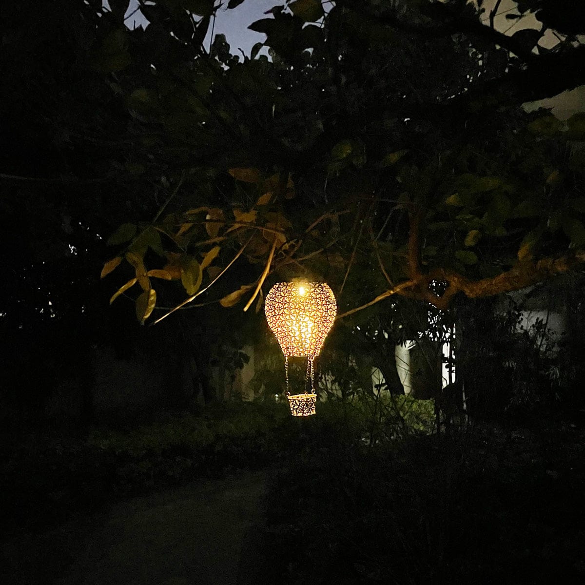 LunaBright SolarLight | Elegante Solarlampe | Edelstahl & Feenlicht
