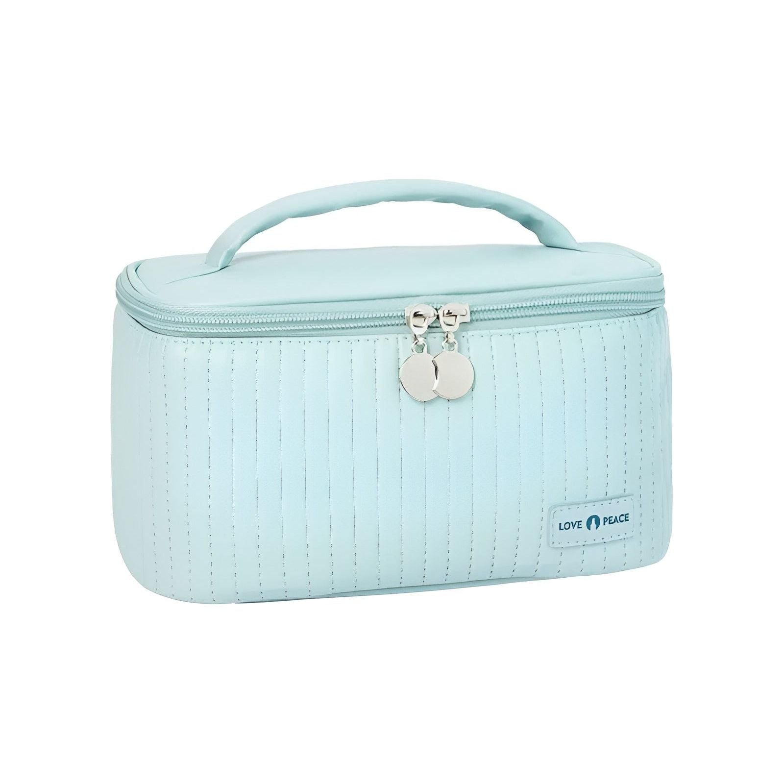 LuxeVoyage Kosmetiktasche | Eleganter Make-up Organizer | Robustes PU-Leder | Reisebereit & Kompakt