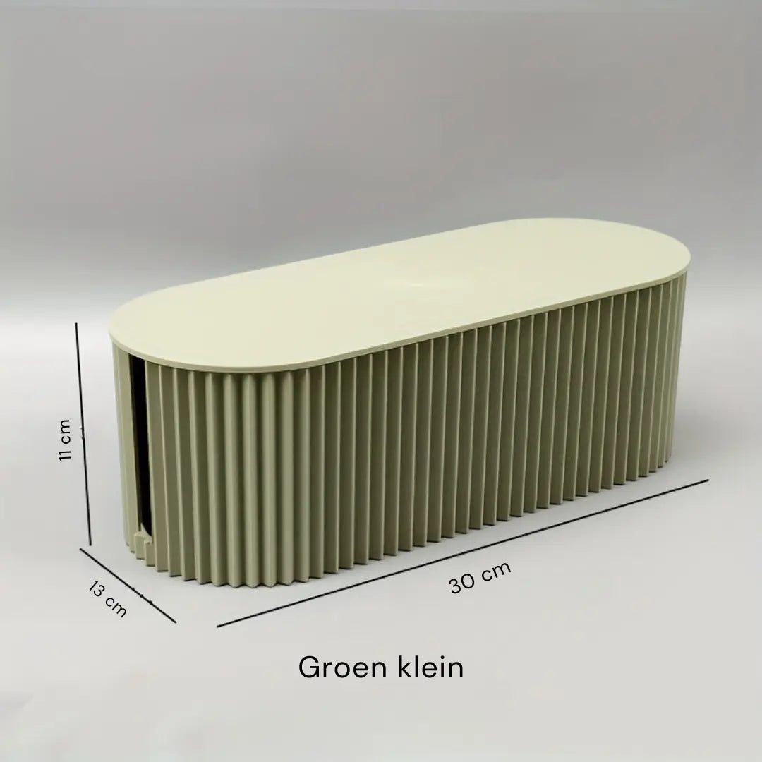 Kablex Box | Kabelmanagement | Ordnung auf dem Schreibtisch | Weiß