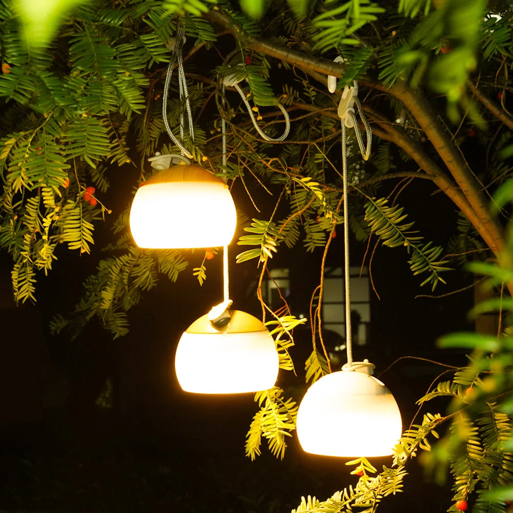 Campeluna | Retro LED-Campinglampe | Wiederaufladbar & Leicht | Für Outdoor & Zuhause