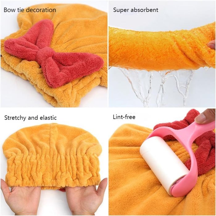 FrizzFree - Glattes, schnell trocknendes Handtuch für das Haar [Letzter Tag Rabatt]