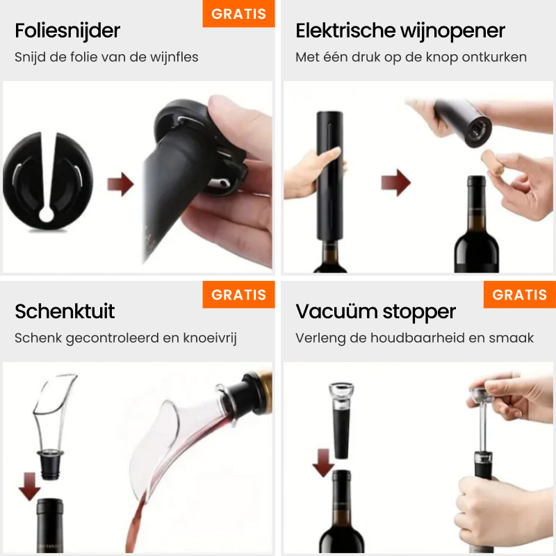 ElitePour - Elektrischer Weinöffner der Luxusklasse [Letzter Tag Rabatt]