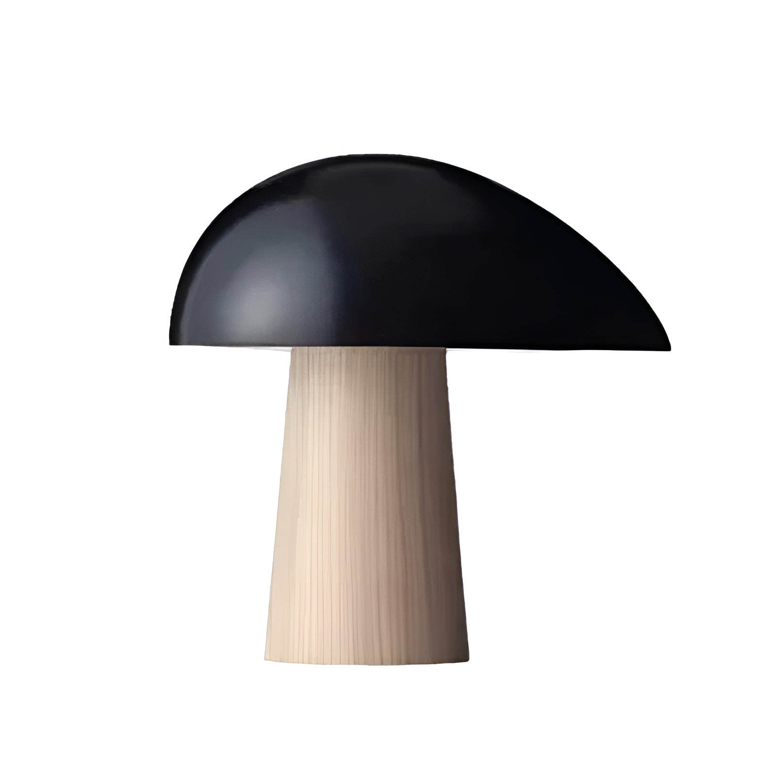 Nordluce Tischlampe | Skandinavischer Stil | Warmweißes LED-Licht | Metall und Holz | 28 cm