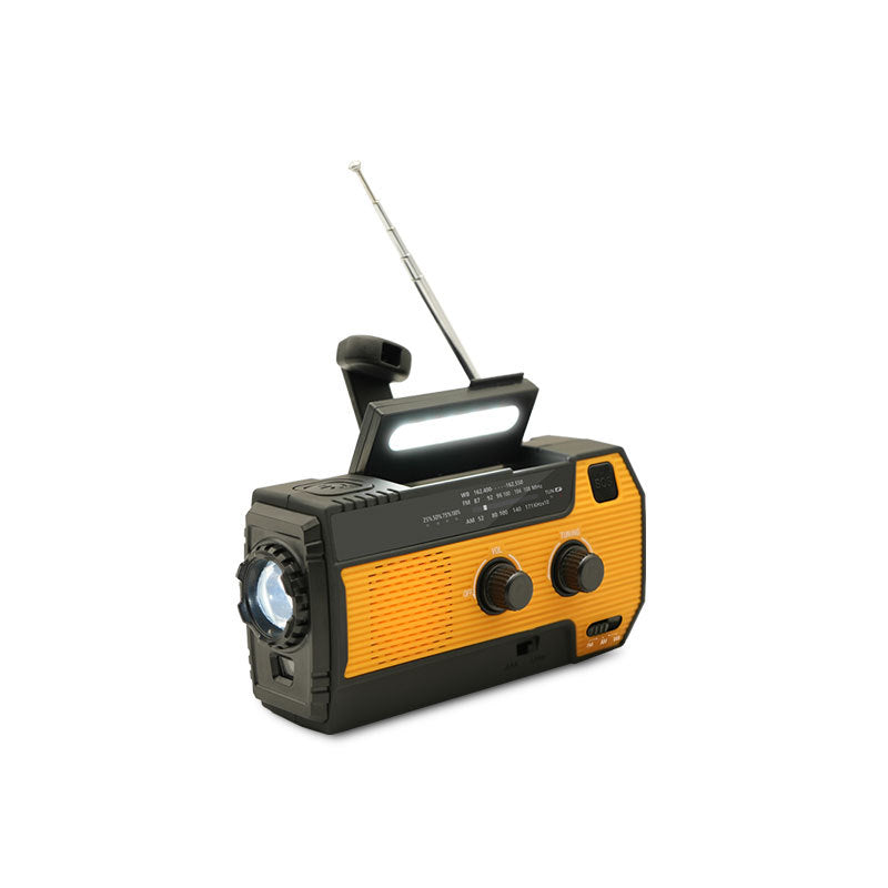 PowerSafe AllSafe Radio | Multifunktionale Notfallstation | Solarbetrieben | Powerbank & FM/AM/Wetterradio