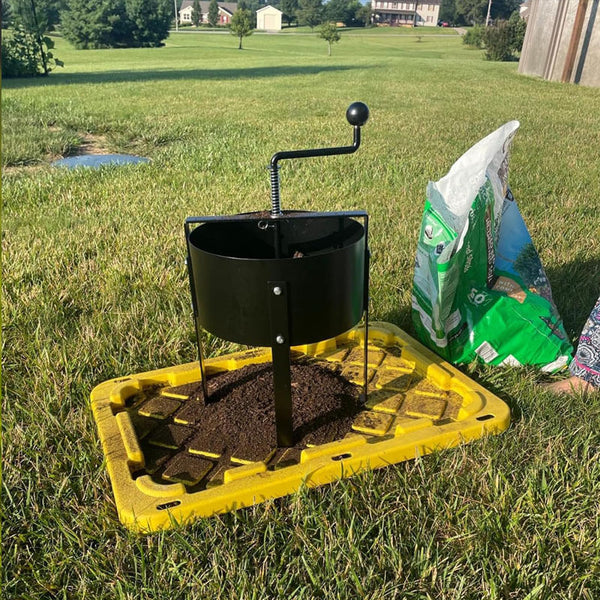 GardenMaster SiftPro | Rotierendes Sieb für Erde & Kompost | Ergonomisch & Effizient | Mit Metallrahmen