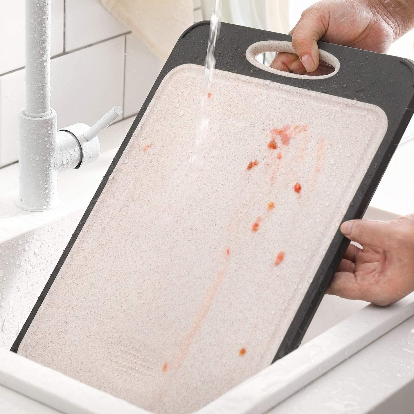 ProCut SteelChef Schneidebrett | Beidseitig Nutzbar & Hygienisch | 40×27 cm | Hitzebeständig & Langlebig