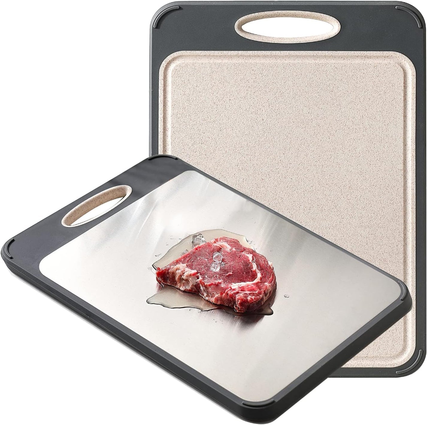 ProCut SteelChef Schneidebrett | Beidseitig Nutzbar & Hygienisch | 40×27 cm | Hitzebeständig & Langlebig