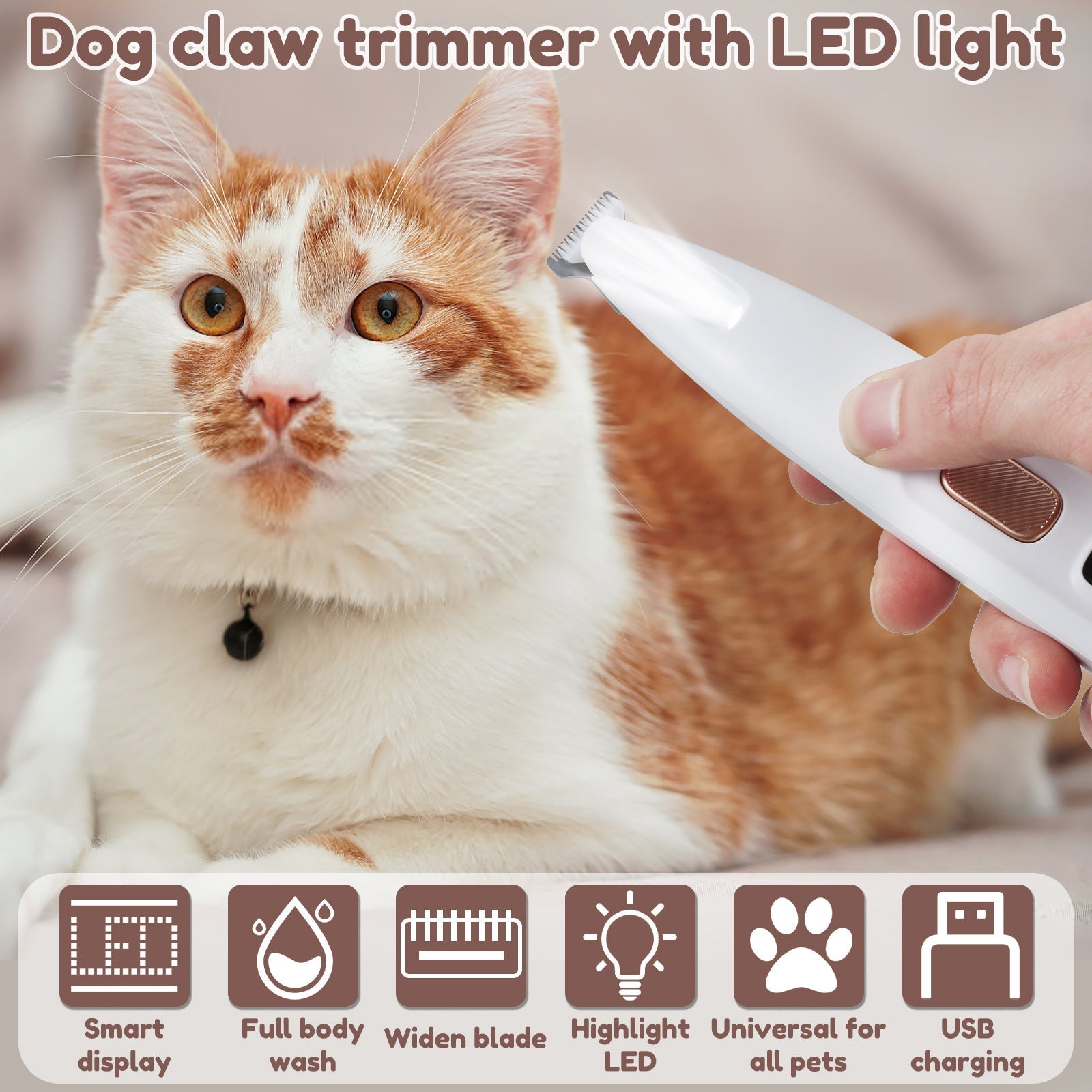ShinePaws™ - LED-Haarschneider für Haustiere [Letzter Tag Rabatt]