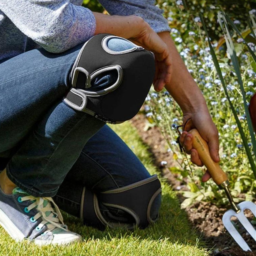Kneeflow Knieschoner | Gel-Polsterung & EVA-Schaum | Ergonomisch & Wasserfest | Für Garten & Bau
