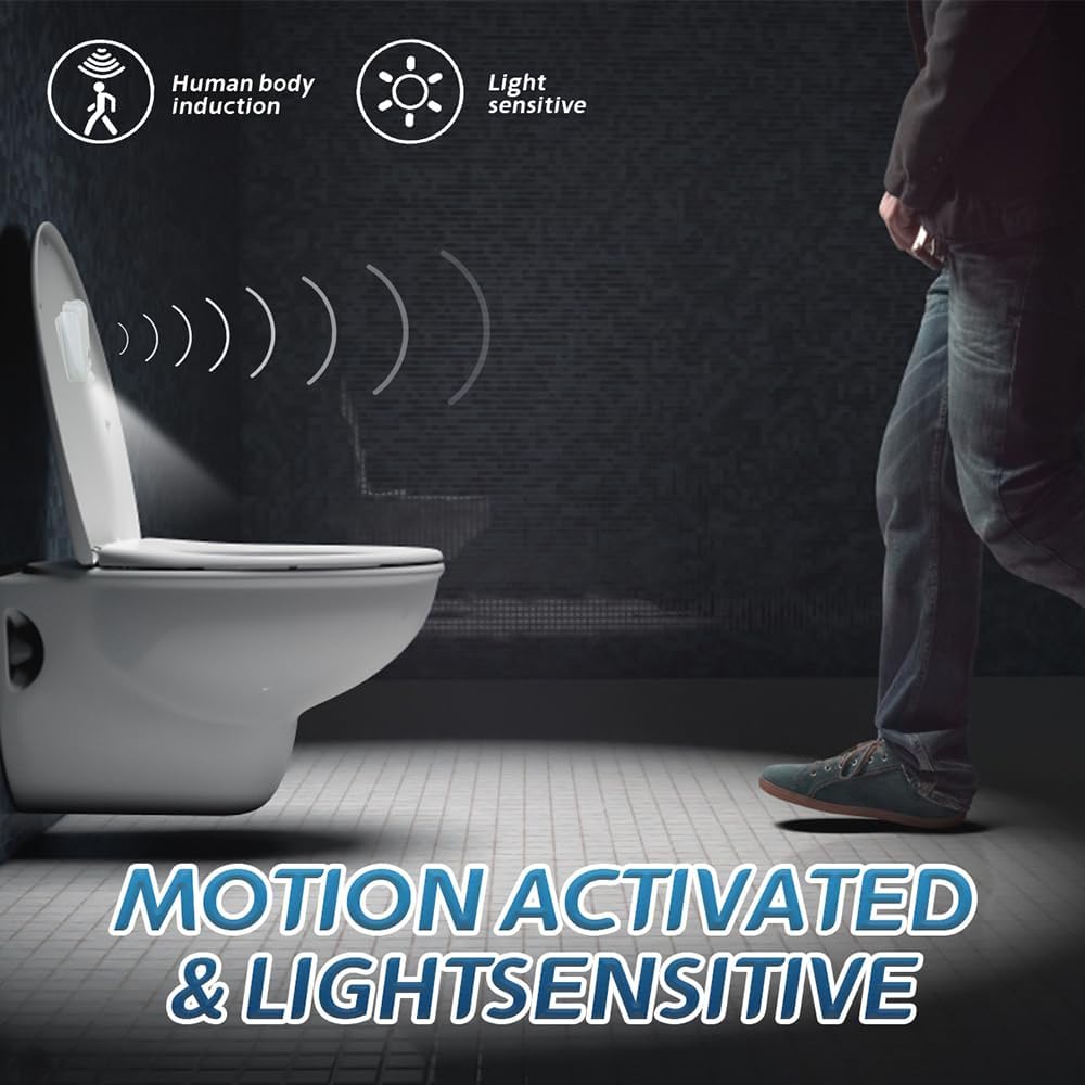 50% RABATT | ToiletLight - Nachtlicht mit Bewegungssensor für entspannte Toilettengänge!