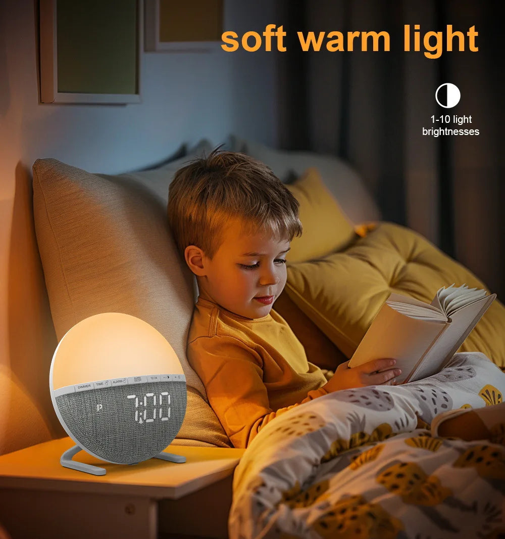 LumiRise – Der sanfte Sonnenaufgangs-Wecker für erholtes Aufwachen