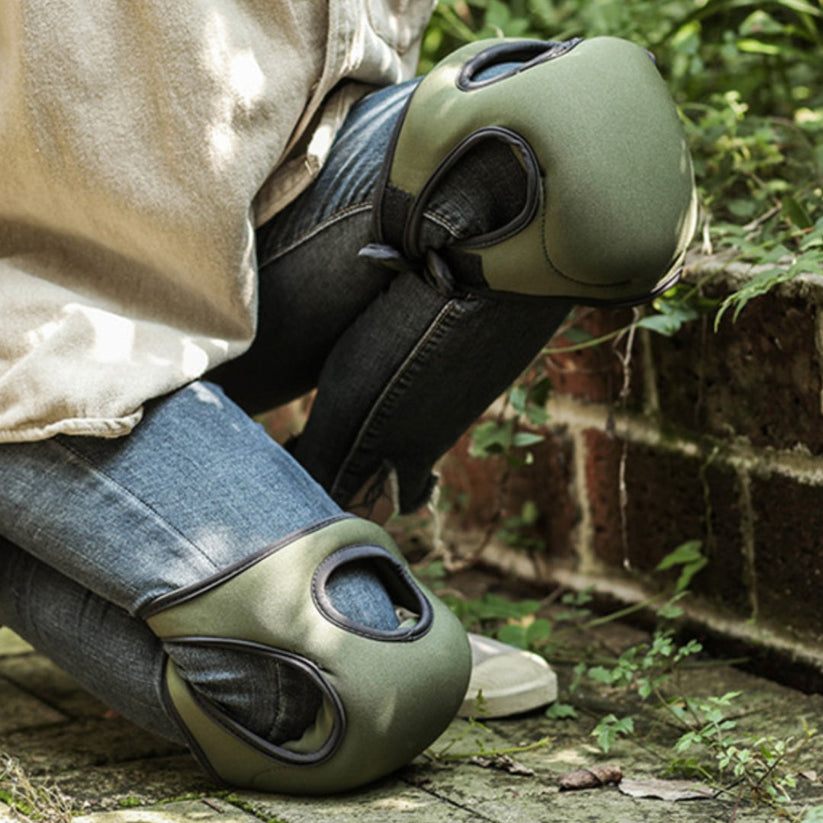 Kneeflow Knieschoner | Gel-Polsterung & EVA-Schaum | Ergonomisch & Wasserfest | Für Garten & Bau