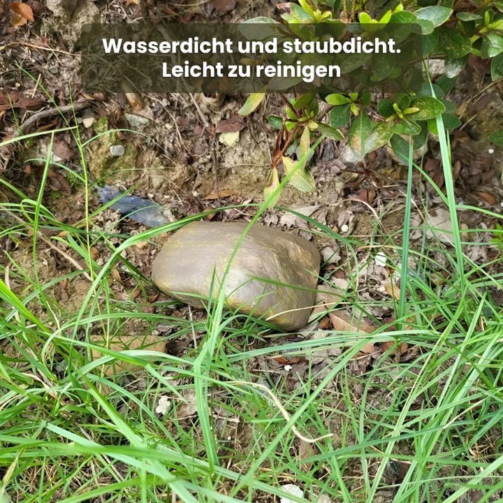 StoneHide Geheimversteck | Schlüssel-Safe in Steinoptik | Wetterfest & Unauffällig | Für Garten & Outdoor