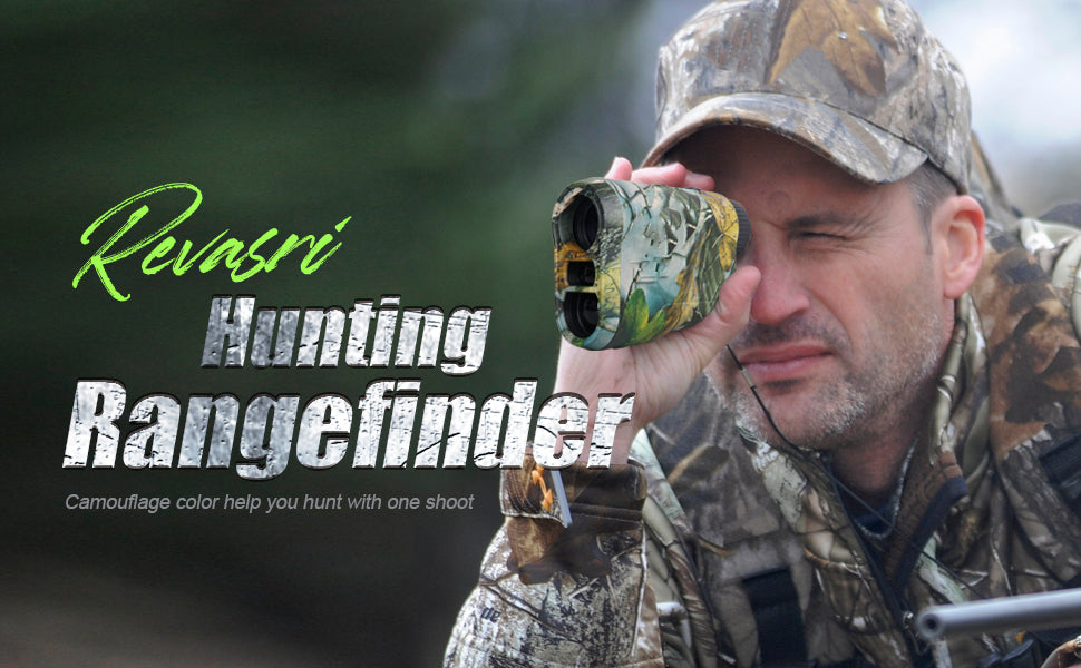 HawkSight | Laser-Entfernungsmesser bis 1000 m | USB-aufladbar, stoßfest & camouflagedesign | Für Jagd, Sport, Outdoor & Naturbeobachtung
