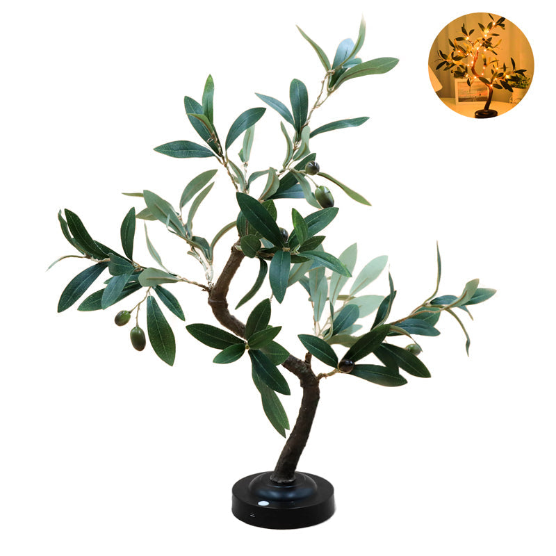 LioraTree | LED Baum-Tischleuchte | Touch & USB | Warmweißes Ambientelicht
