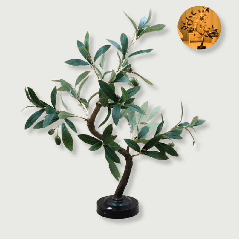 LioraTree | LED Baum-Tischleuchte | Touch & USB | Warmweißes Ambientelicht