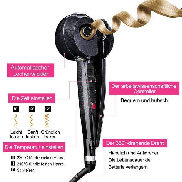 CurlSnail Pro – Perfekte Locken auf Knopfdruck!!