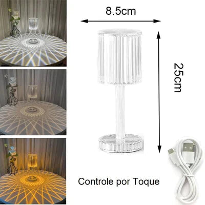 DiamondCrystal - Touch Dimmbare LED-Tischlampe [Letzter Tag Rabatt]