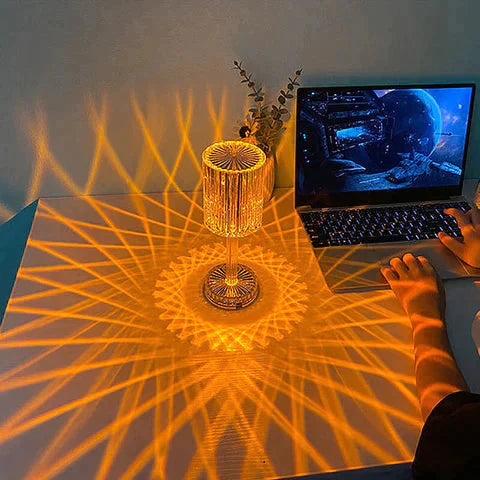 DiamondCrystal - Touch Dimmbare LED-Tischlampe [Letzter Tag Rabatt]