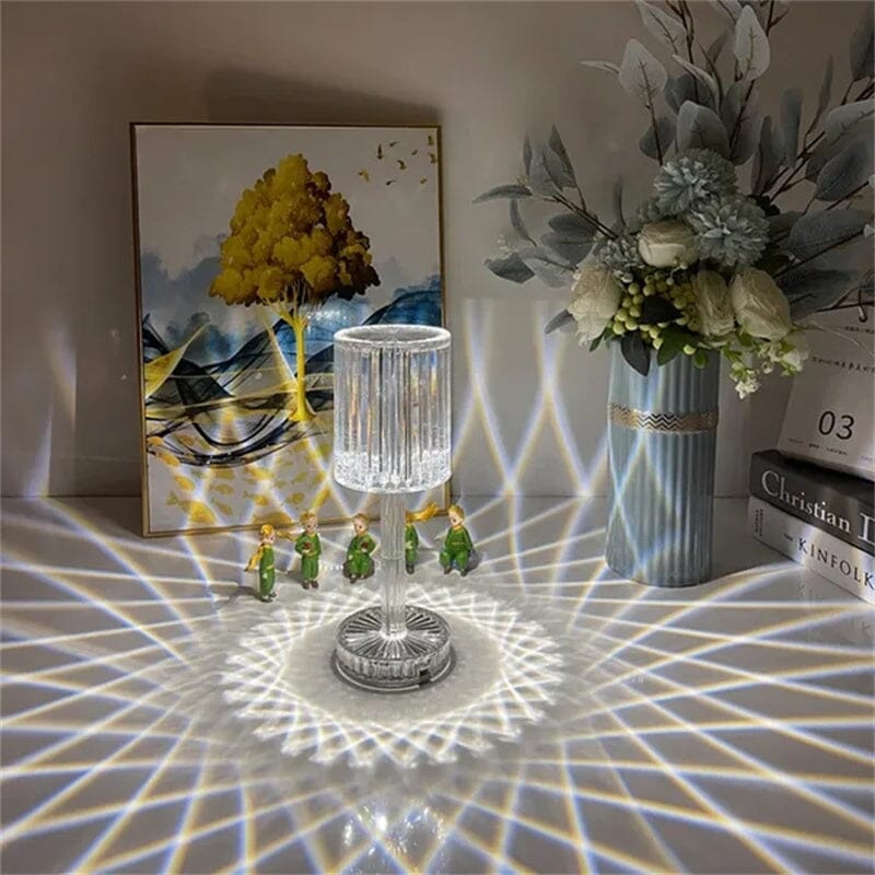 DiamondCrystal - Touch Dimmbare LED-Tischlampe [Letzter Tag Rabatt]