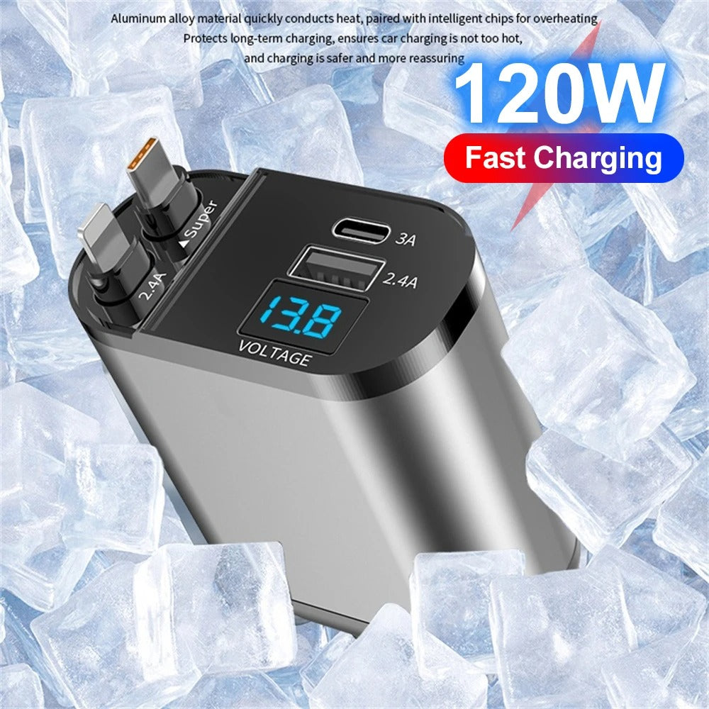 50% RABATT | AutoCharge - 4 in 1 Auto-Schnellladegerät [Letzter Tag Rabatt]