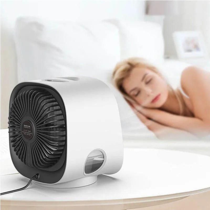 Coolivio | Mini-Luftkühler | 2-in-1 Kühlung & Befeuchtung | Schlafzimmer, Büro & unterwegs