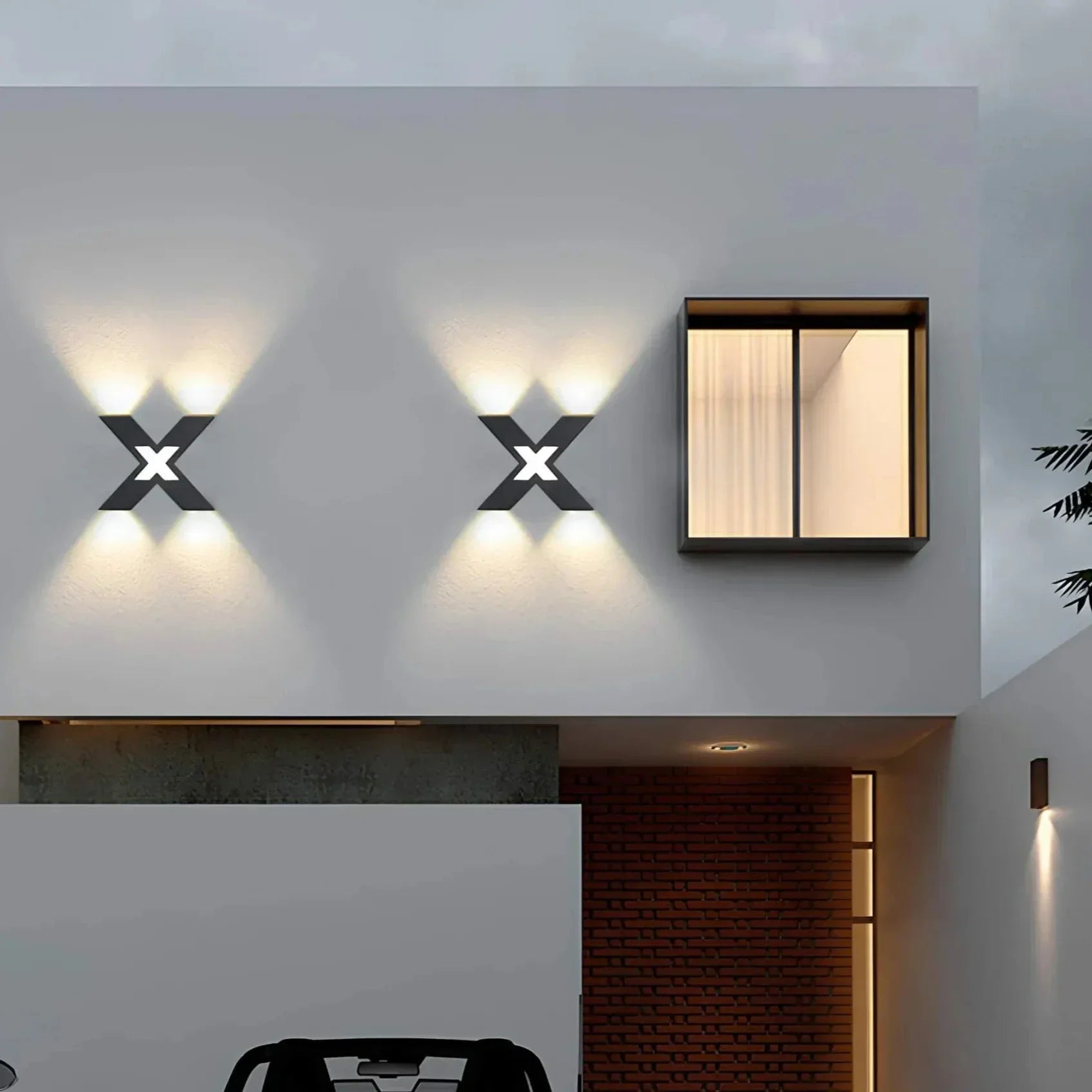Evoluno Außenwandleuchte LED | Modernes Design | IP65 Wetterfest | Warmweiß oder Neutralweiß