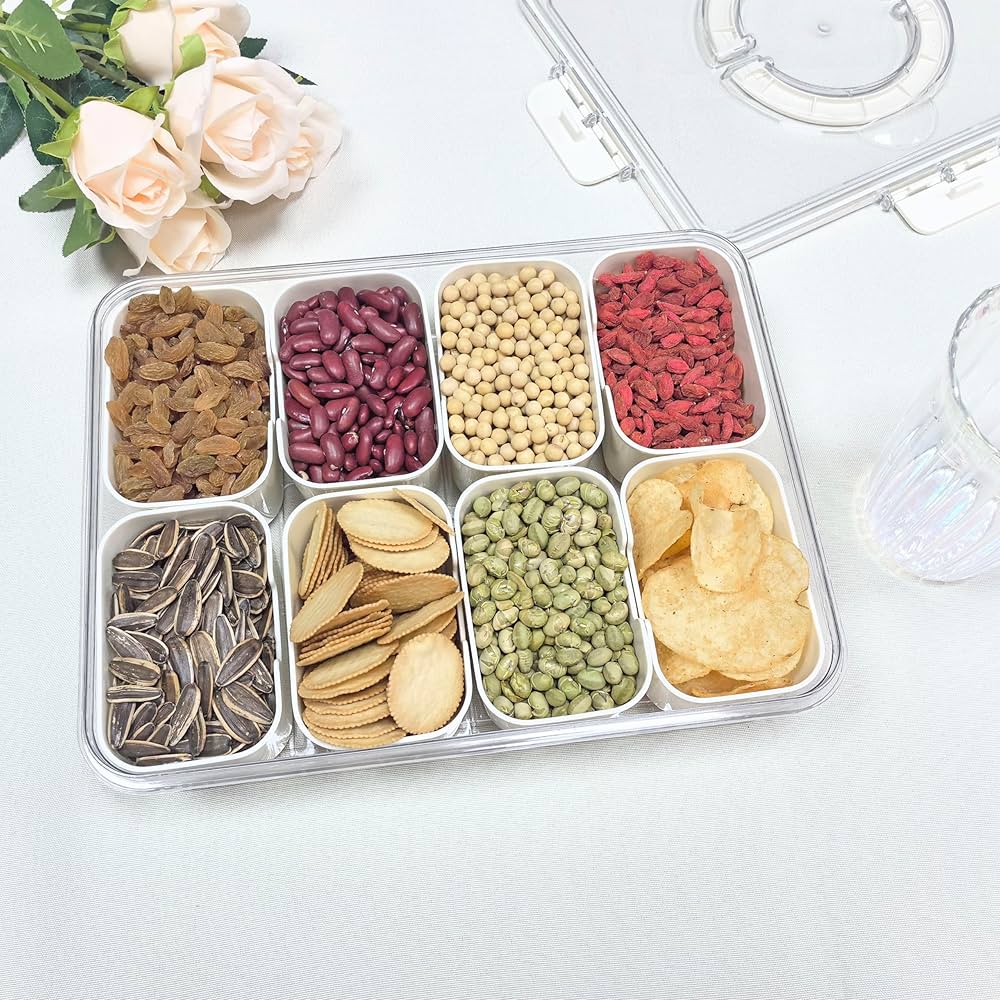 SnackMate – Die stylische Snackbox mit 8 Fächern für jede Gelegenheit