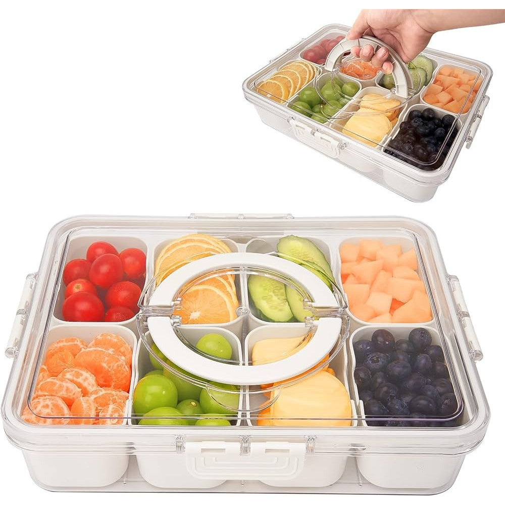 SnackMate – Die stylische Snackbox mit 8 Fächern für jede Gelegenheit