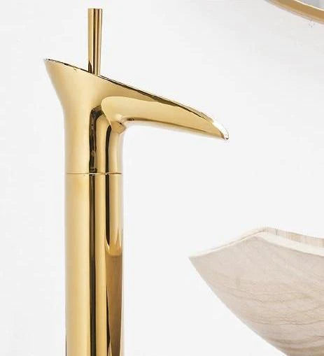 AquaFlow Waterfall Faucet | Elegantes Design | Antik-Bronze-Optik