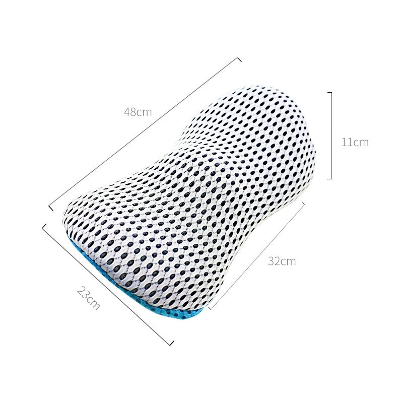 BackComfort Lendenkissen | Ergonomische Rückenstütze | Für Büro, Auto & Zuhause