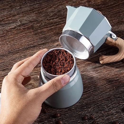 MokaVivo Espressokocher | Für Herd & Outdoor | Klassisches Design | Aluminium