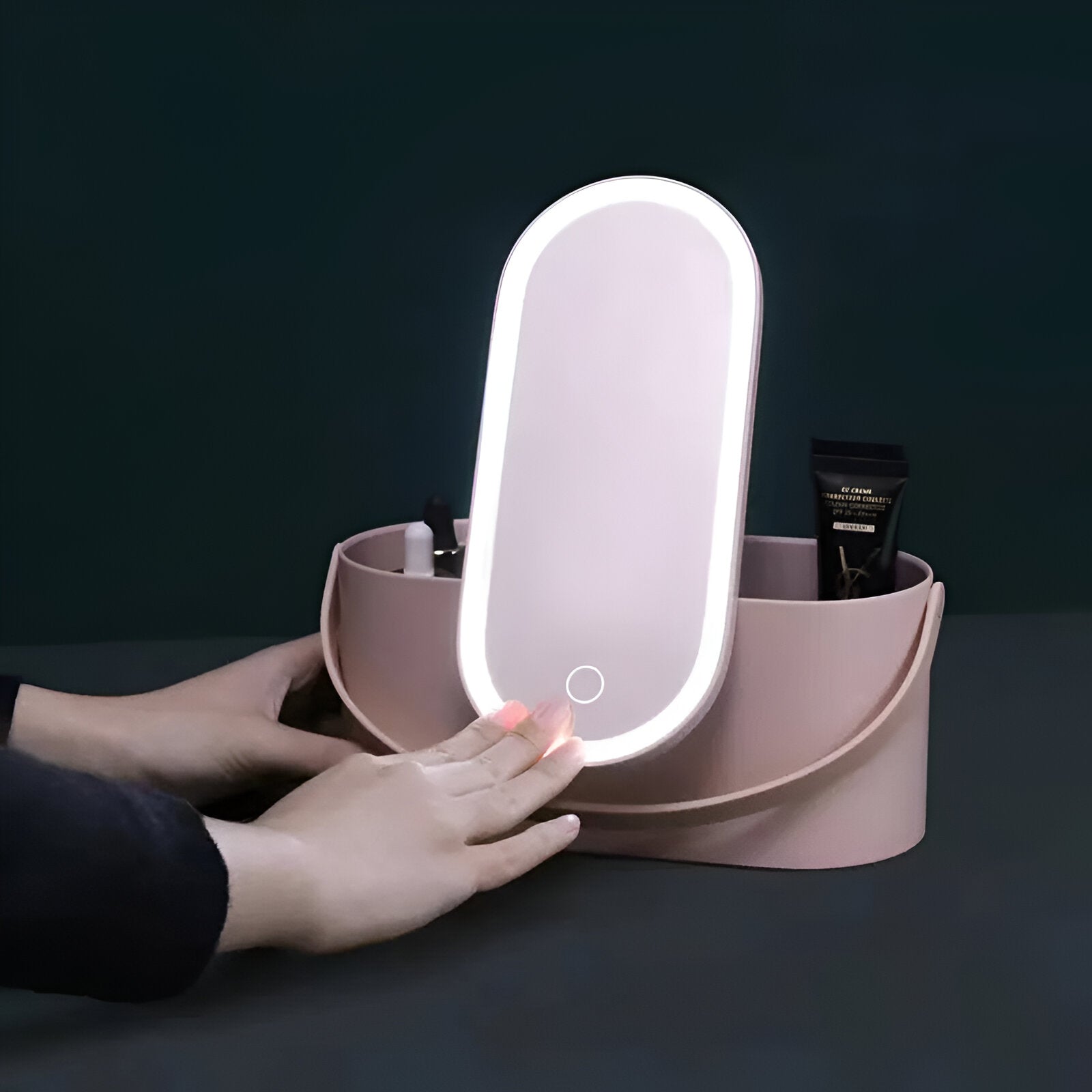 GlamBox™ - Organisieren Sie Ihr Make-up mit LED-Beleuchtung [Letzter Tag Rabatt]