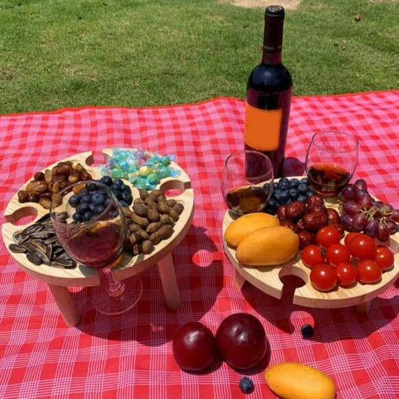 SnackTable – Dein faltbarer All-in-One Tisch für perfekte Picknicks!!