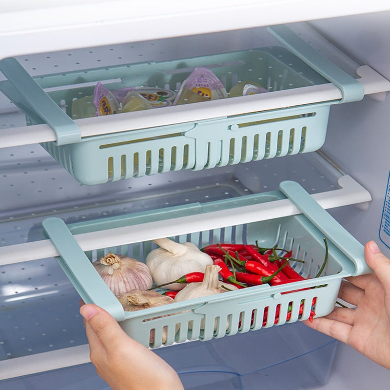 FridgeSaver - Adjustable refrigerator organizer: maximize your space [Letzter Tag Rabatt]