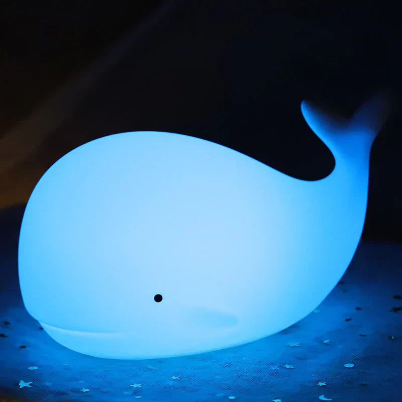 Luminubo Wallicht | LED Nachtlicht mit Farbwechsel | Kinderfreundlich & Beruhigend | Weiches Silikon | USB-betrieben