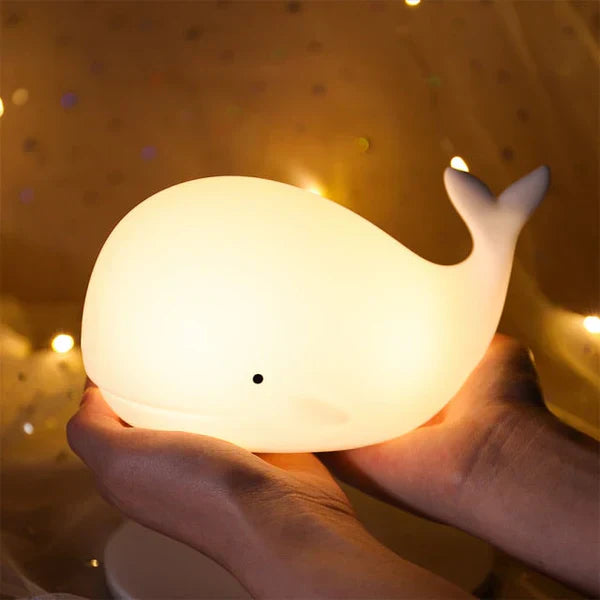 Luminubo Wallicht | LED Nachtlicht mit Farbwechsel | Kinderfreundlich & Beruhigend | Weiches Silikon | USB-betrieben