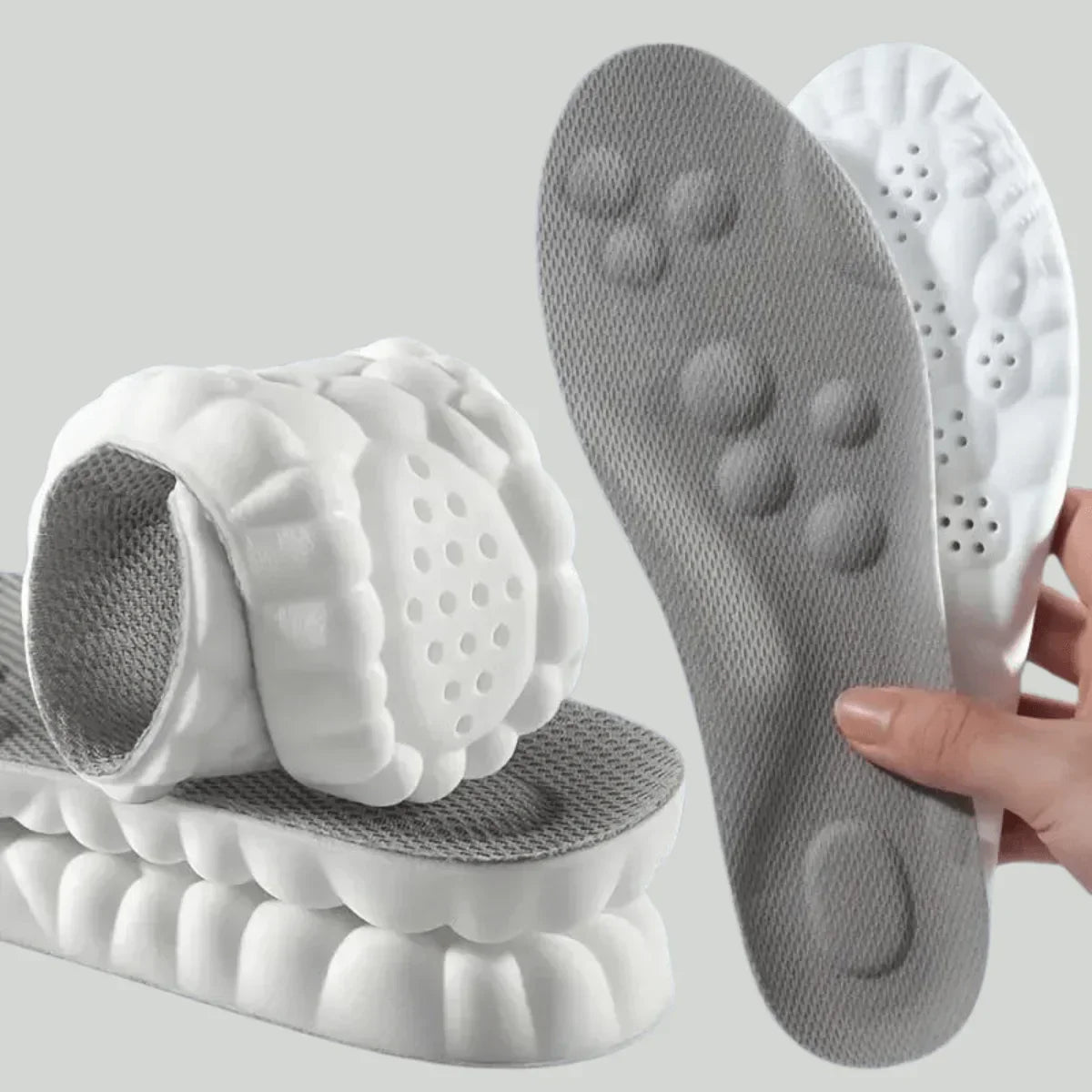FlexiRelief 4D Einlegesohlen | Schmerzlinderung | Fußunterstützung | Für Arbeit & Freizeit