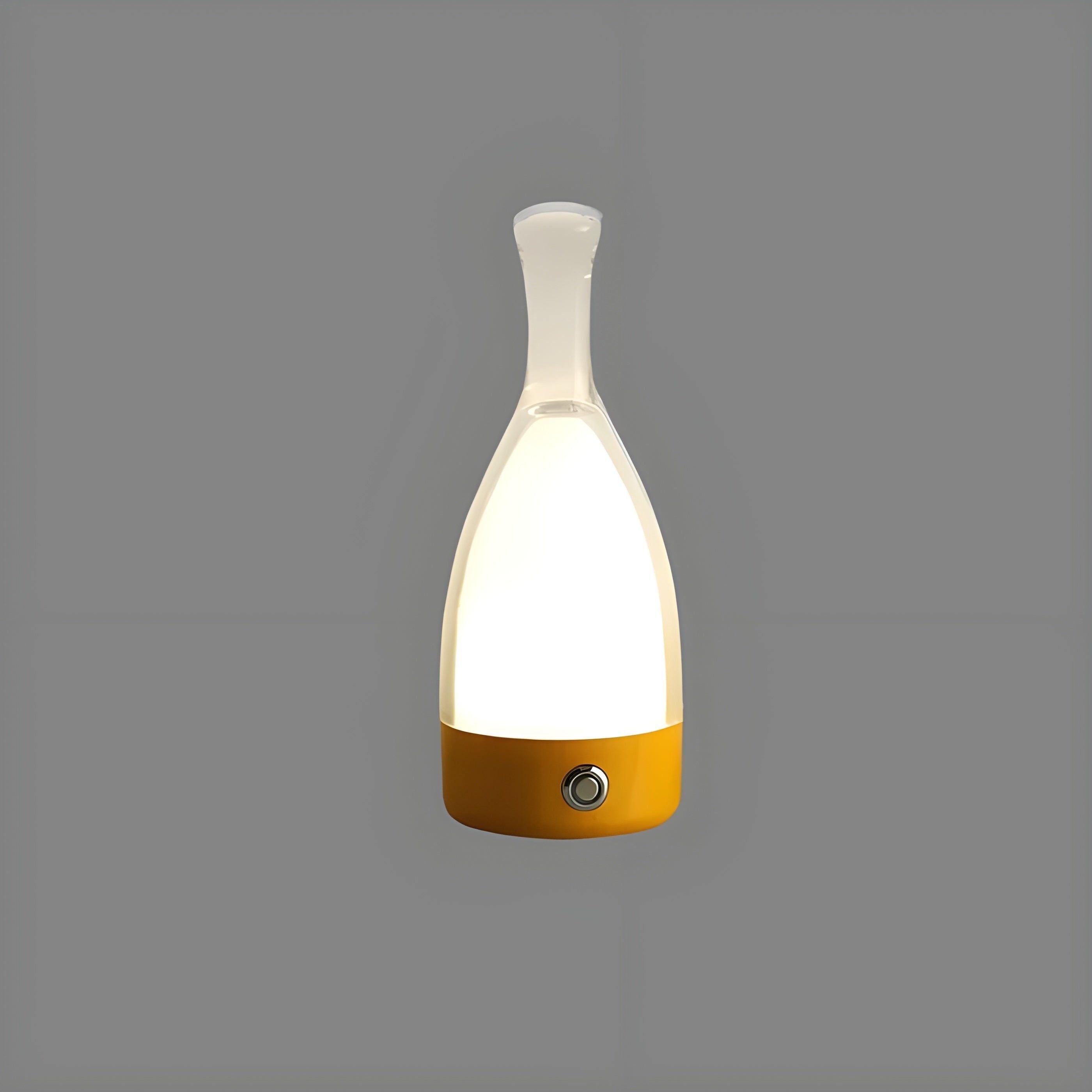 Lumora LED Tischlampe | Weinflaschen-Design | Warmweißes Licht | Wiederaufladbar & Kabellos